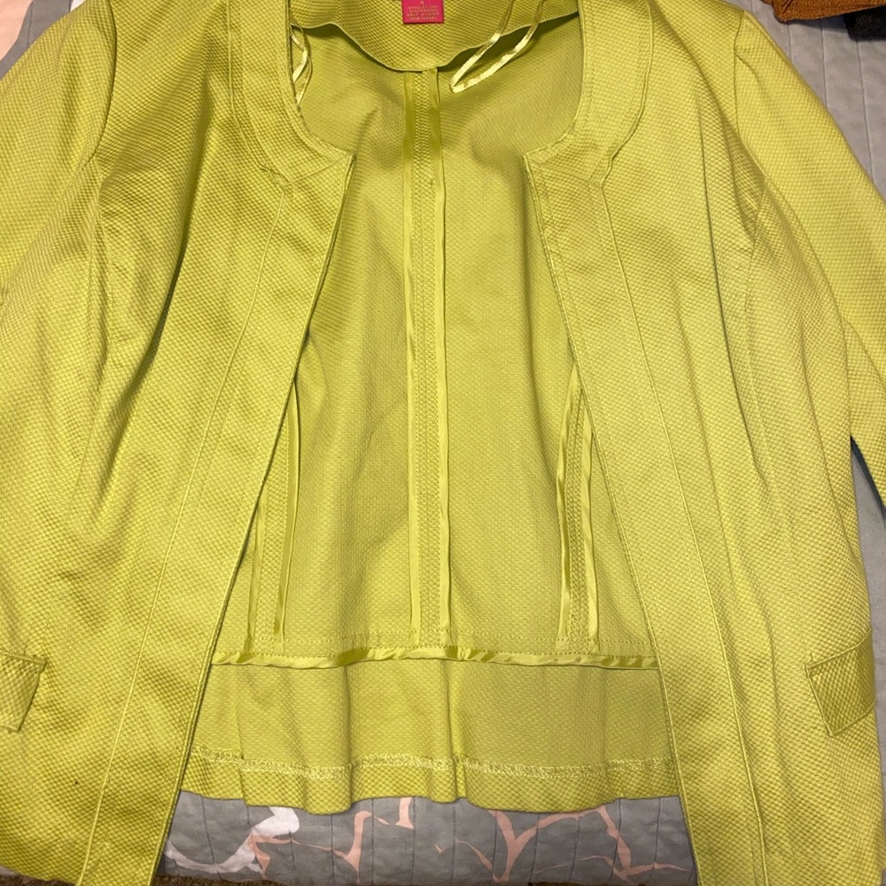 bright yellow jacket